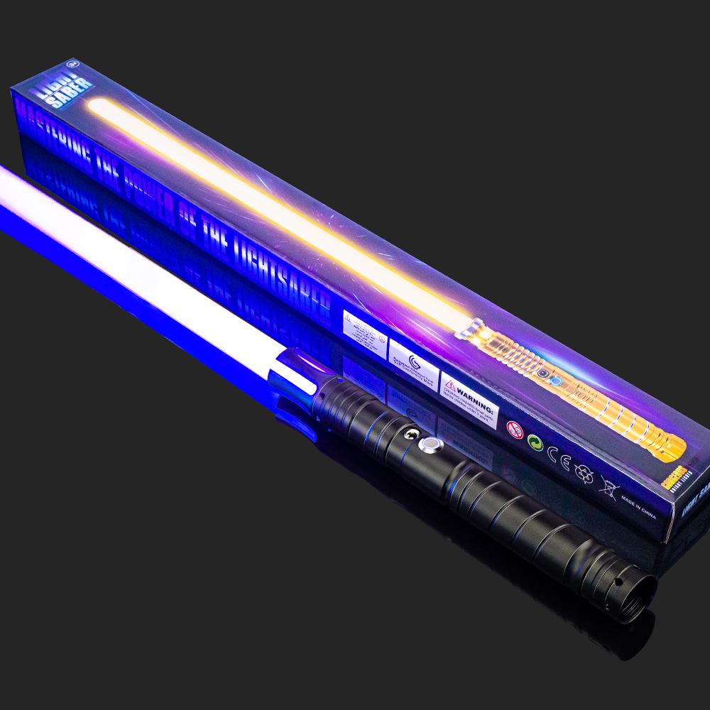 Cutie Cadou Premium Sabie Laser Star Wars din Metal - Reîncărcabilă, Jucărie Luminoasă pentru Copii