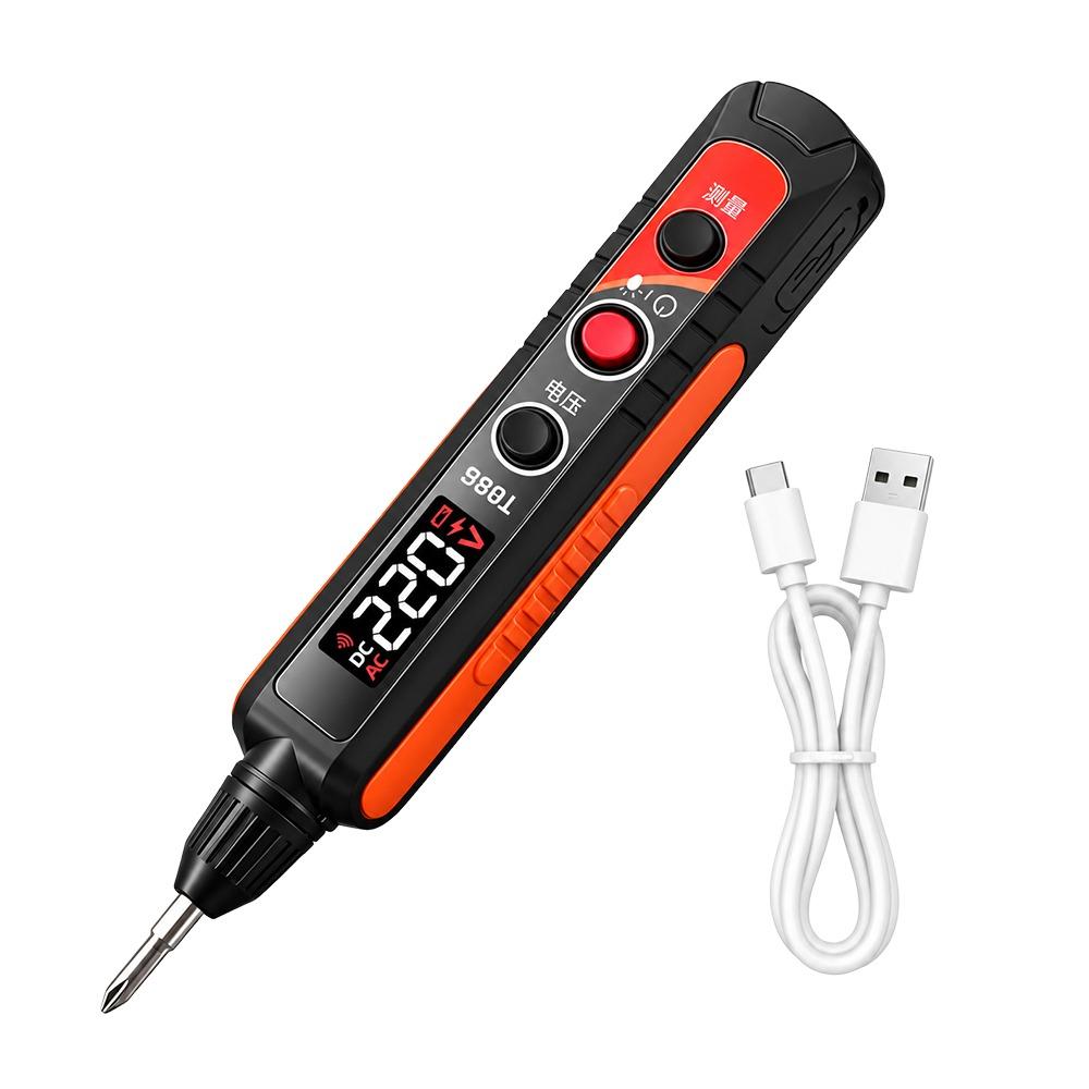 Non Contact Voltage Tester Pen LED Digital Display Electrician Tester  Home Electrical Testing