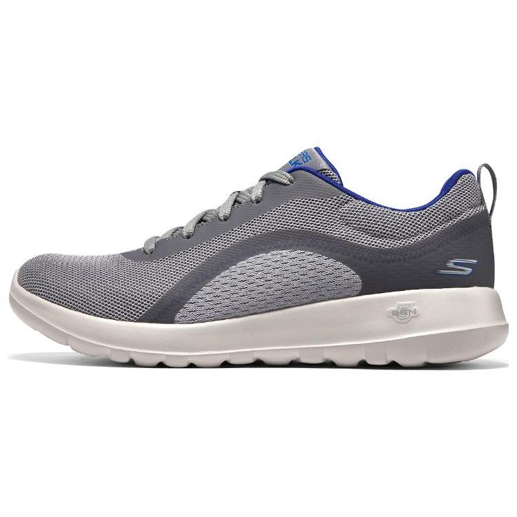 Skechers Go Walk Max Модные Универсальные Низкие Повседневные Кроссовки Мужские Серый Белый 216235-GYBL 40