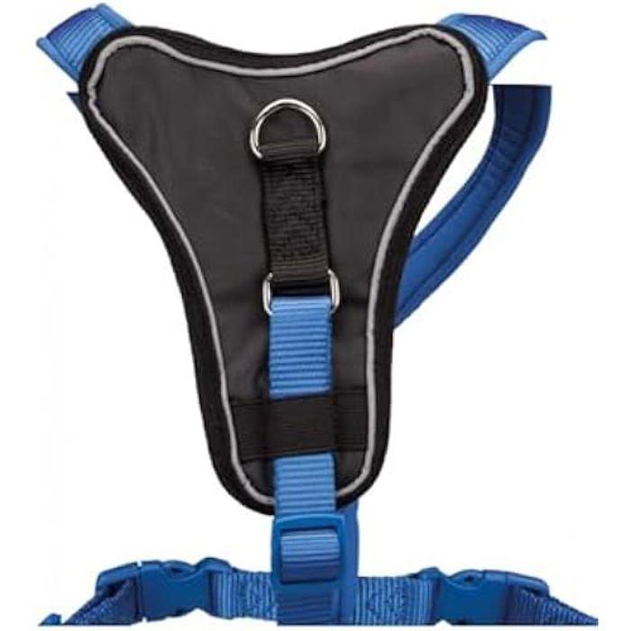 Harnais Pour Chien - TRIXIE - Y Premium - Réglable - Rembourré - Reflets Réfléchissants
