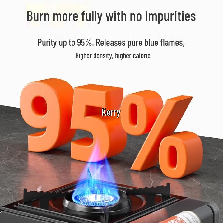 Explosion-Proof Portable Gas Stove with LPG Canister for Outdoor Use