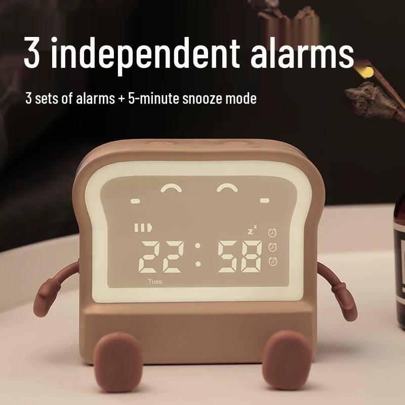 Multifunctional Smart Alarm Clock with Night Light and Countdown for Students and Kids