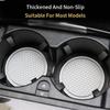 Car Coasters PVC Travel Auto Cup Holder Insert Coaster Anti Slip Vehicle Interior Accessories Cup Mats Cup Holders 5