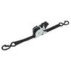 1 Inch 10 Ft Customized Color Auto Retractable Polyester Ratchet Tie Down with Security S Hooks ISO9001 Certified Cargo Control