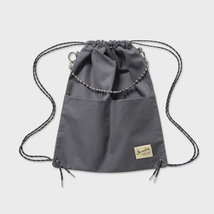 Cotton Gym Sack (Charcoal)