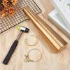 Jewelry Making Tool- Bracelet Mandrel Sizer Set With Iron Hammer, Stainless Steel Round Bracelet Mandrel