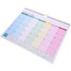 Frcolor English Wall Calendar Month Simple Design Monthly Planner Home Office Art Style Writable Every Smooth Surface Paper Made