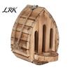 Butterfly Habitat Wooden House And Feeder, Outside Hanging Shelter, Wood Feeder Teardrop Shaped for Garden Decoration Pollinator