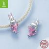 S925 Sterling Silver Mermaid Rabbit Beaded Accessories Dream Sterling Silver Bead Loose Bead Bracelet Accessories