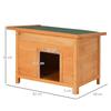 Waterproof Outdoor Dog Kennel Made of Fir Wood, 82 x 58 x 58cm