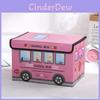 Cartoon Fabric Storage Box With Foldable Design For Bedroom Closet And Toy Organization