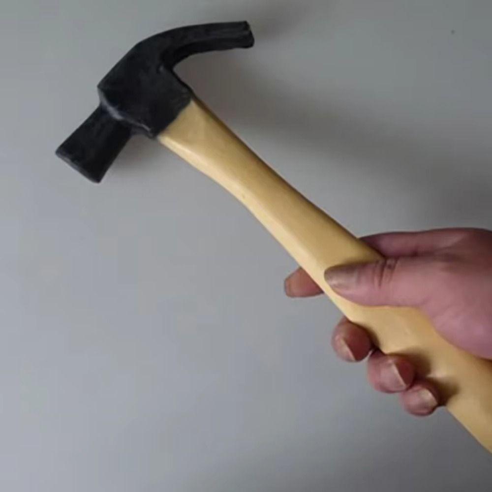 Realistic Hammer Toy Prop Creative Prank Toy Magic Prop Fake Hammer  Stage Performance