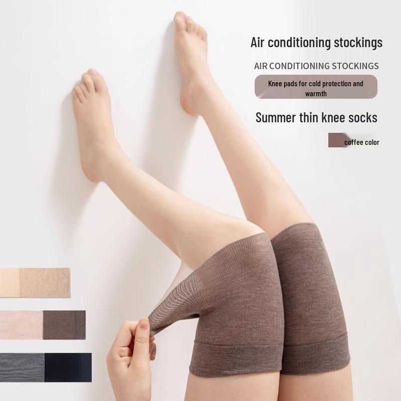 Women's Non-Slip Over-the-Knee Warm Calf Stockings – Anti-Snag, Spring/Summer.