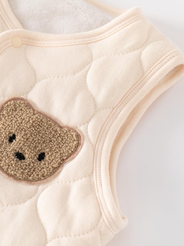 Cozy Cotton Toddler Vest: Warm Padded Outerwear for Autumn & Winter