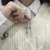 European Style Women's Cross Necklace - Trendy, Versatile Clavicle Chain with Light Luxury Niche Design
