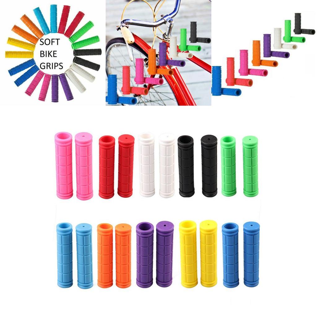Premium Soft Bike Handle Grips With Custom Raised Surface For Control