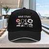 Adjustable Sandwich Baseball Cap  Lightweight Printed Unisex Hat for Outdoor Weddings Parties