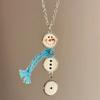 Summer Niche Handmade Color Dopamine Beaded Children's Fun Necklace Creative Cute Versatile Sweet Collarbone Chain