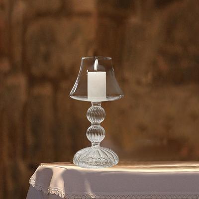 Glass Candle Holder Stick Elegant Candlestick Candelabra for Festival