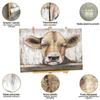 3D metal picture LOFT NATURE CALF 90x60