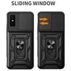 For Infinix GT 30 Pro 5G Case with Slide Camera Lid PC + TPU Kickstand Phone Cover