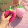 Anxiety Relief Hand Toys 1/2Pcs Color Changing Fruit Squeeze Toy, Simulated Mango Stress Slow Rebound Strawberry Sensory Toy for Kids and Adults