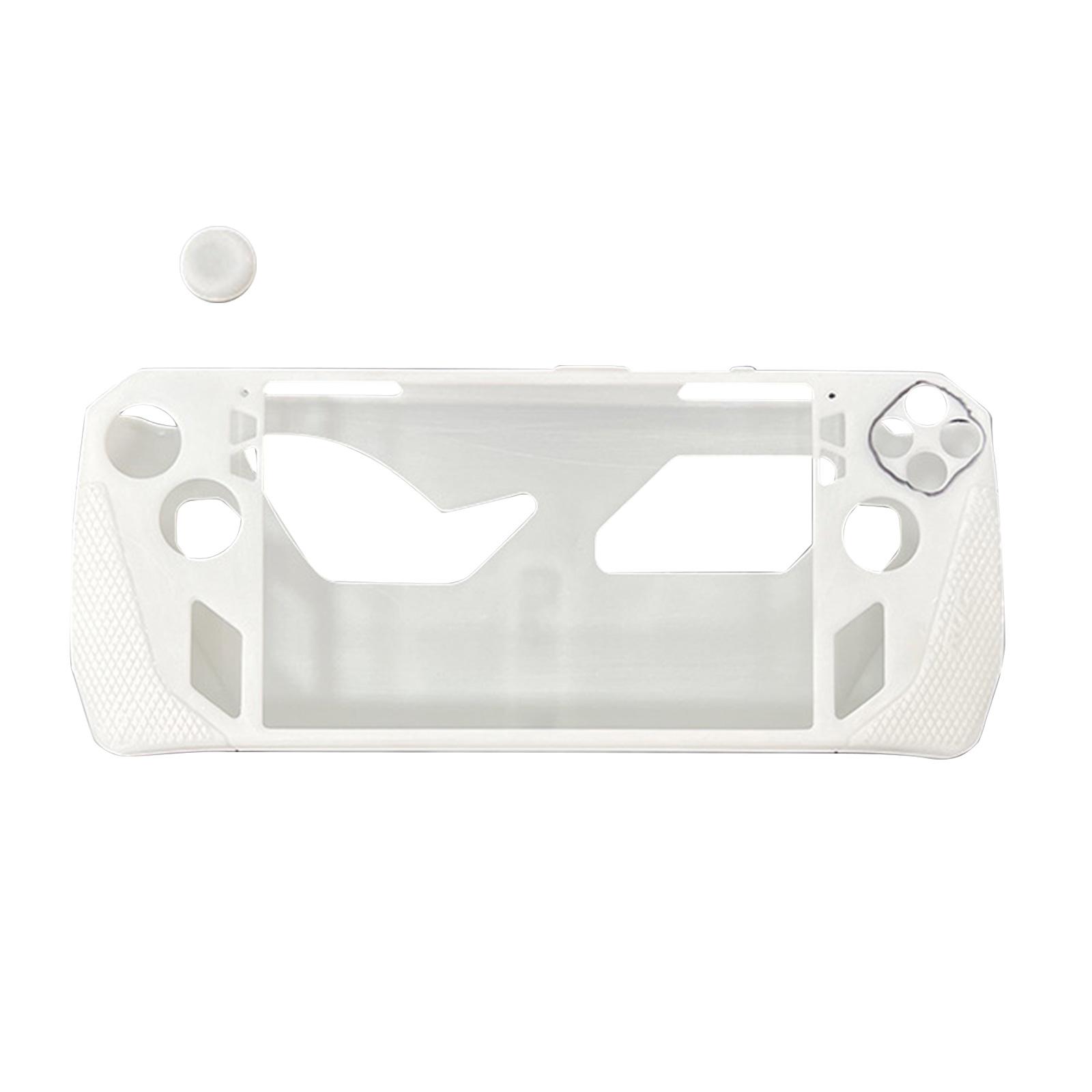 

Мягкий силиконовый чехол Защитный чехол Полный защитный рукав Аксессуары для портативной игровой консоли Подходит для RogAlly белый