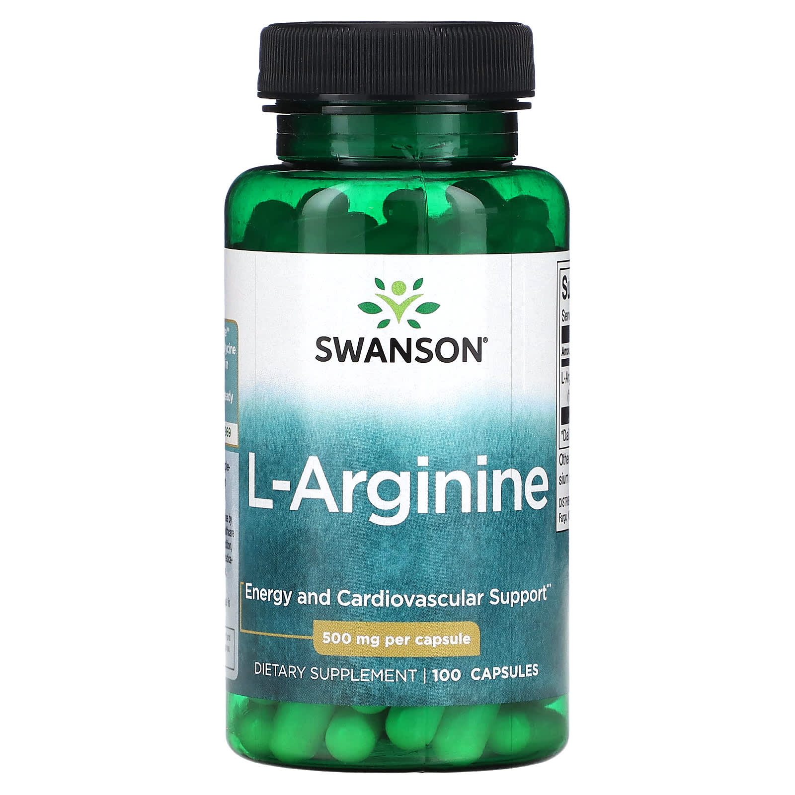 

L-Arginine, 500Mg, 100 Capsules