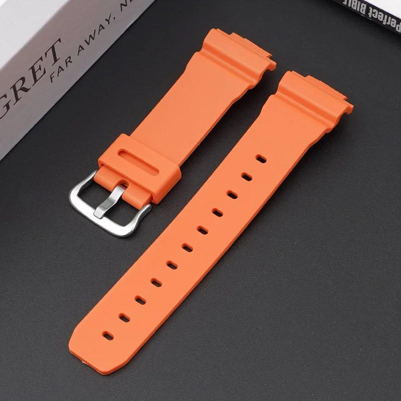 16mm Silicone Rubber Watch Band for Casio DW-5600 GW-M5610 G-5600 GW-B5600 DW-6900 GA-2100 9052 Series Sports Replacement Strap