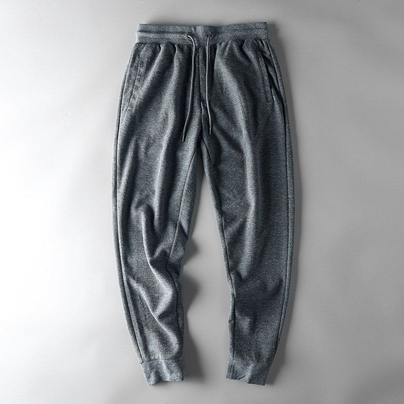 Overplus Order Men s Trousers Cut the Tag off Sweatpants Men s Spring and Autumn Sports Ankle-Tied Pants Export Original Fashion Casual Pants Trousers Grey M