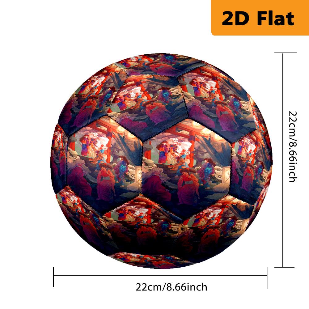 Night Market Glow Football Suitable for Both Training and Competition Very Elastic Wear-resistant and Slip-resistant No. 5 Football Training Football