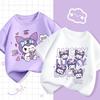 2 Pieces/pack Summer Baby Girls' Clothing Printed Short-sleeve T-shirt Cartoon Breathable Soft Top