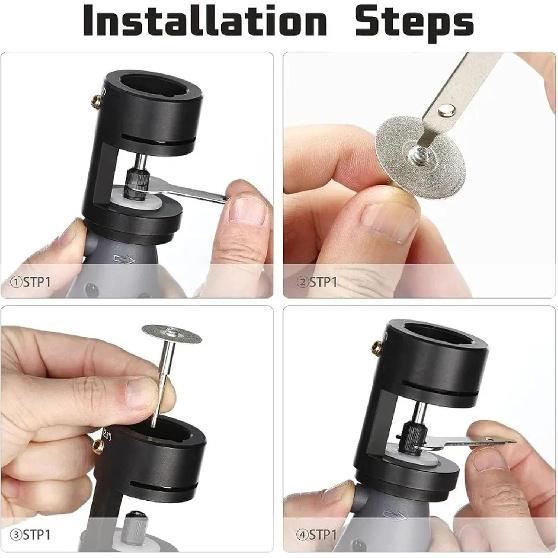 Tungsten Electrode Sharpener Grinder TIG Welding Tool Multiple Angle Holes Electrode Grinder with 5PCS 25mm Wheels for TIG Welding