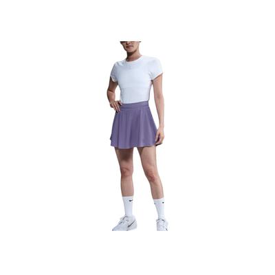 Court Advantage Dri-Fit Breathable Quick-Dry Tennis Woven Patchwork Casual Skirt Women Skirts Dark-Purple FZ6730-527