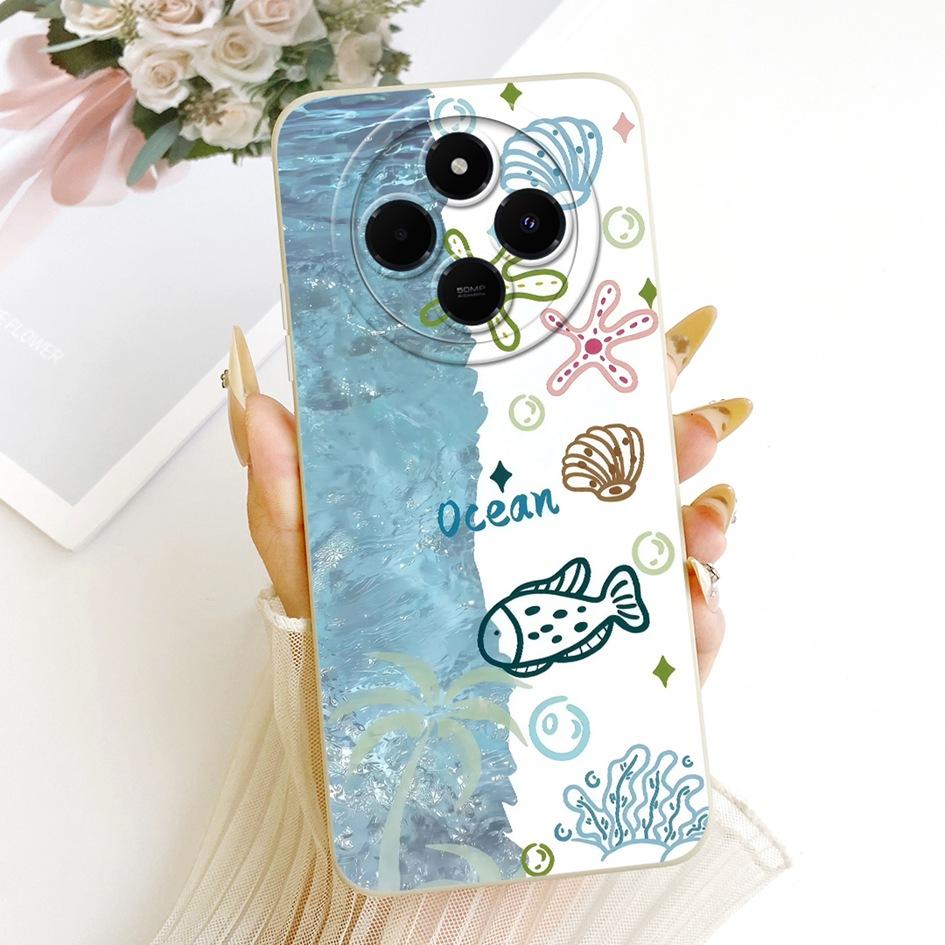 For Xiaomi Redmi 14C Case Redmi14C New Cute Cat Silicone Soft Cover For Poco C75 PocoC75 Redmi A4 A3 Pro Protective Phone Shells