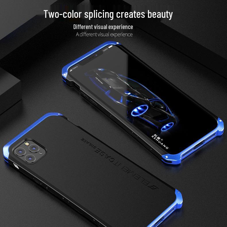 Apple iPhone 13/12 Pro/Max TPU & Metal Frame Protective Case by Three ELEMENT