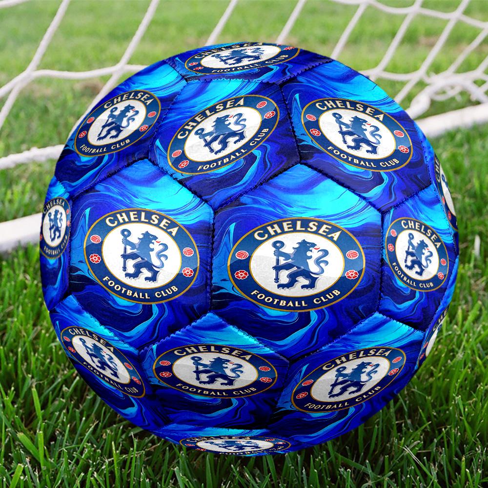 Chel-sea Fc Printed Size 5 Soccer Balls, High-Quality, Anti-Slip, Protective Football, A Unique Gift , Birthdays, Christmas Gifts
