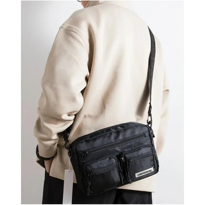 Classic Brand Men'S Mailman Bag With Luxurious Design Single Shoulder Bag With Multiple Storage Bags Large Capacity Waist Bag