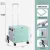 Portable Stair-Climbing Trolley: Folding Cart for Groceries, Camping, and Outdoor Use