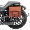 Set 2x Reittasche Motorrad + Seitenhalterung SV1 braun