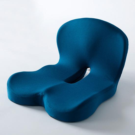 Coussin de siège antidérapant pour chaise de bureau, coussin de siège intégré en forme de L en mousse à mémoire de forme, support de taille et de hanche réduisant la pression