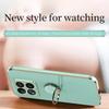 Glossy Plating Ring Holder Case for Xiaomi 17T 15T Pro Soft Silicone Lanyard Lens Protection Cover For XIAOMI MI17T Pro 15Tpro