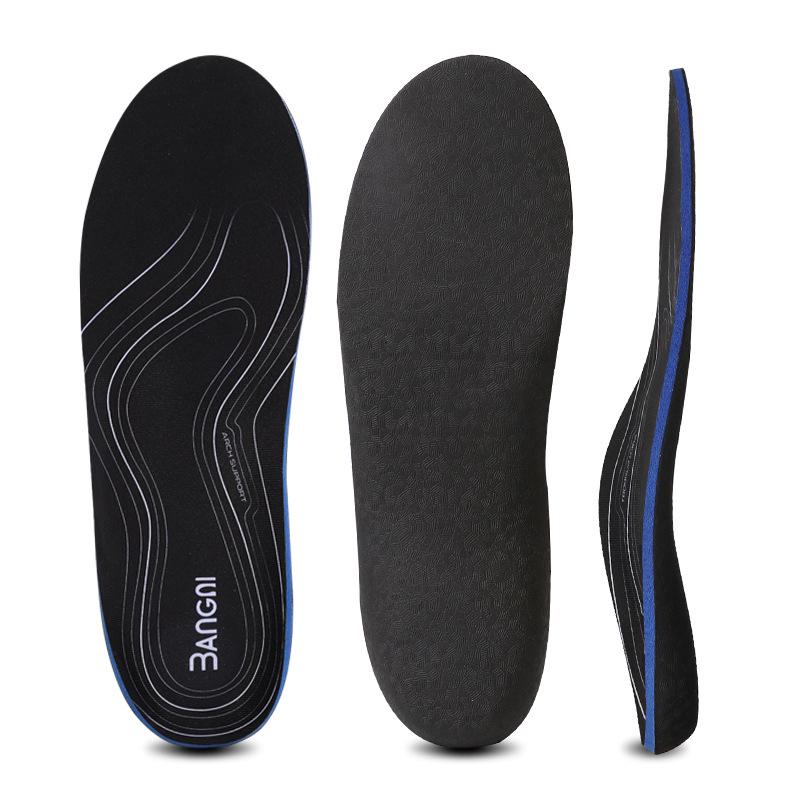 Insole for Flat Feet: Arch Support, Shock Absorption, Sweat-Absorbing for Men & Women - Ideal for Sports & Casual Shoes
