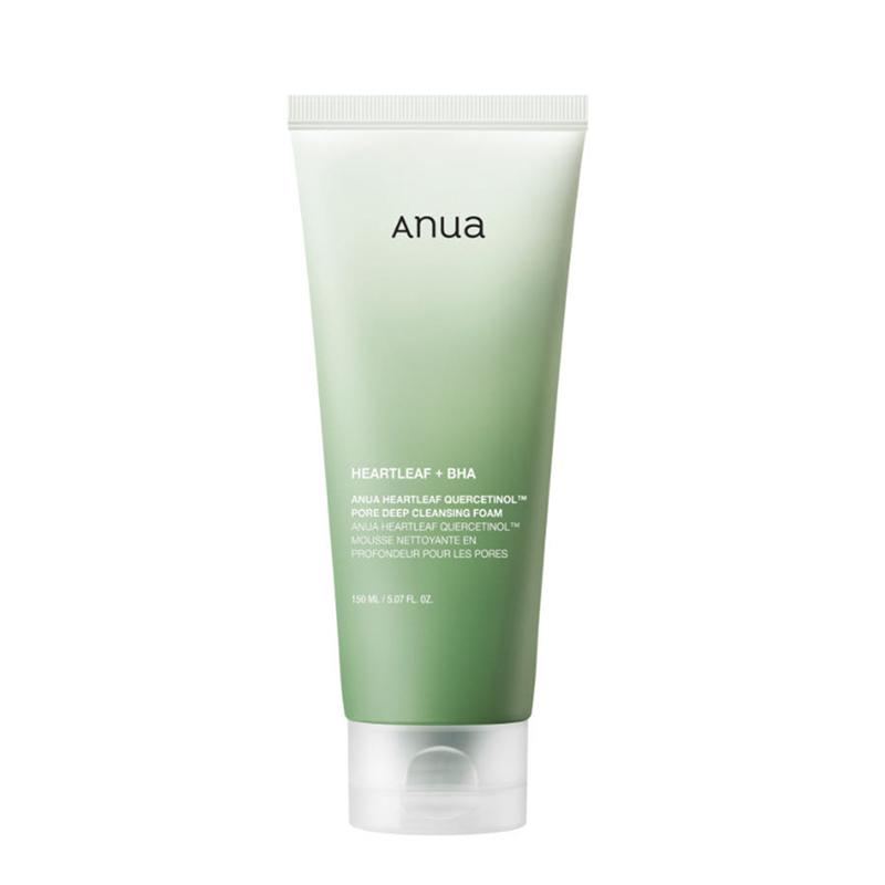 ANUA Heartleaf Quercetinol Pore Deep Cleansing Foam – Exfoliating Cleanser for Oily Skin (150 ml)