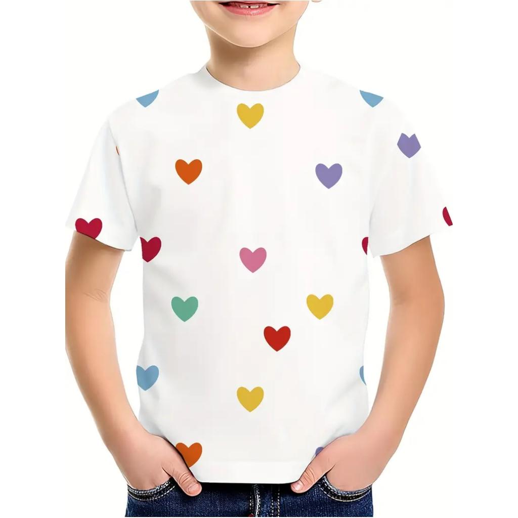 Kids Clothes Boys T-Shirt Short Sleeve Tees Girls T Shirt Breathable Fashion Children's T-Shirt O-Neck Tops Summer Girl Blouse