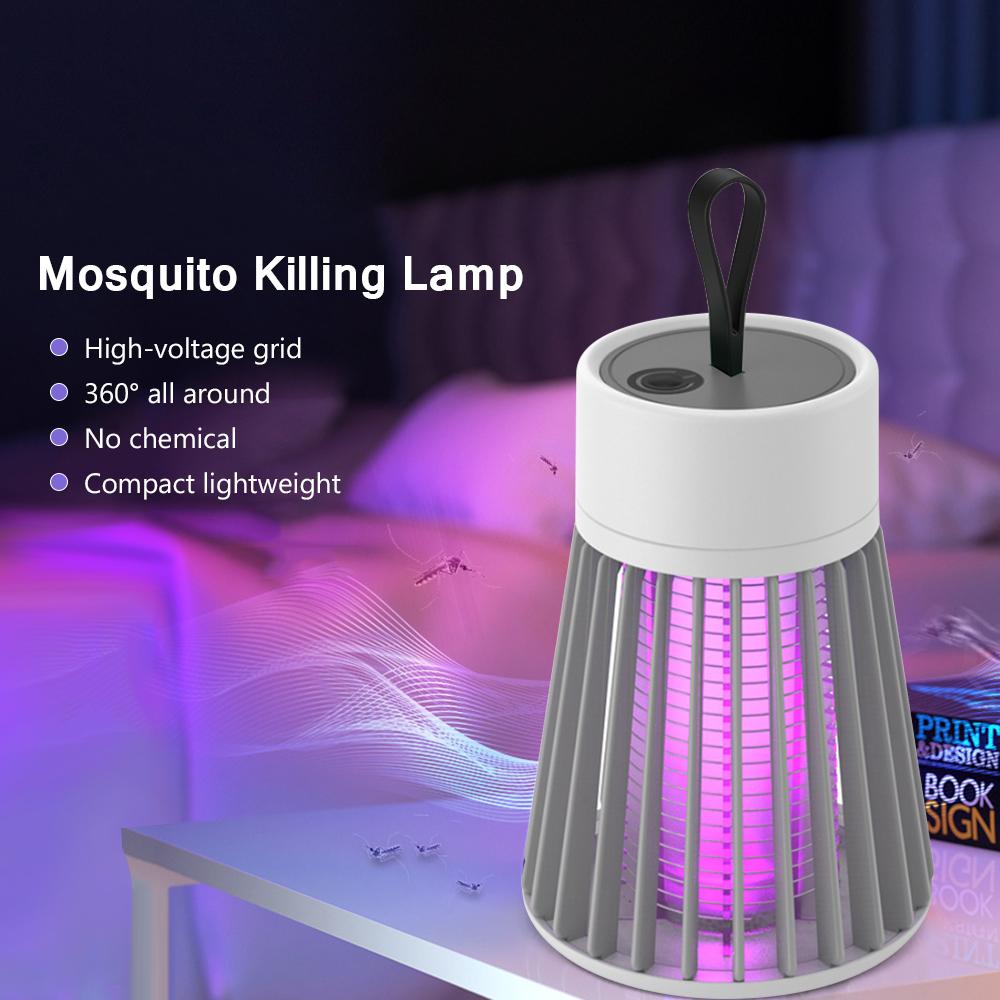 Mosquito Trap Zapper Portable Mosquito Killing Lamp Electric Mosquito Lamps Rechargeable Electronic Insect Attractant Trap