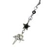 Stylish Beaded Star Phone Chain Multifuntional Beads Accessory Keyring Decors Phone Strap for Fashion Enthusiasts