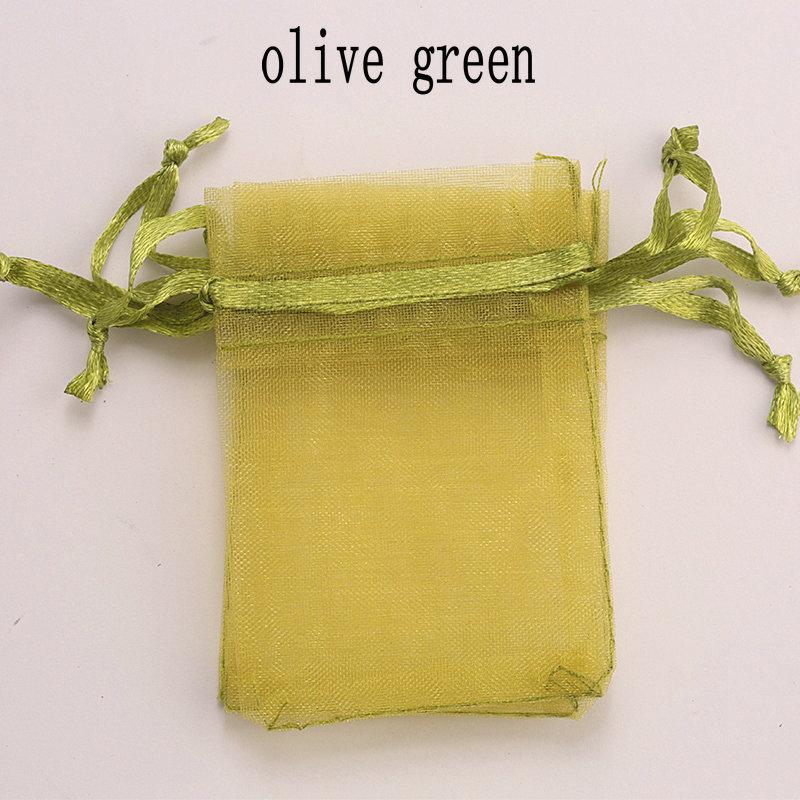 Wholesale 16 color 100pcs/lot 9*12cm organza Christmas wedding gift bags candy bag jewelry packing drawable organza bags&pouch