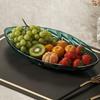 Thickened Leaf Shape Snack Serving Dish Large Capacity Fruit Plate Candy Tray  Dinning Table