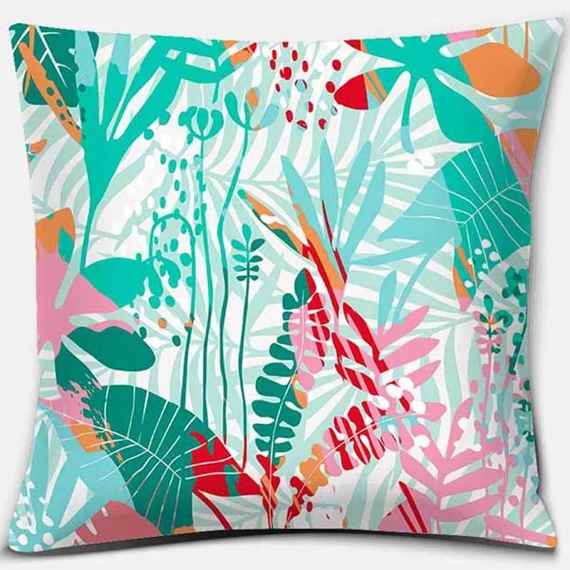 

Наволочка с растительным принтом для гостиной, офиса, дома, наволочка для автомобиля, украшения 40x40cm